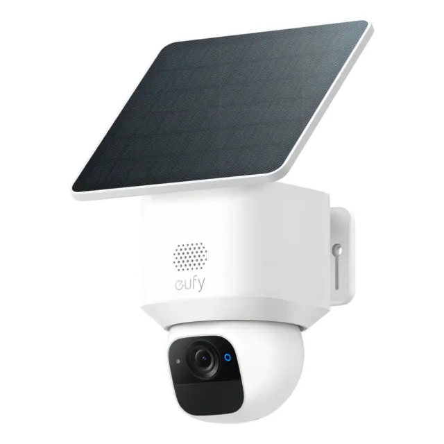 Câmera de Segurança Anker eufy E30 2K Externa Solar WiFi Sem Fio 360° Visão Noturna Colorida Rastreamento IA IP65 à Prova d’Água Painel Solar Removível Compatível com HomeBase3 Alexa Sem Taxa Mensal