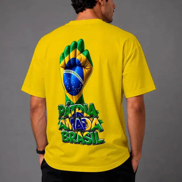 Camiseta Basica 22 O Brasil Tem Solução Patria Amada Ref5370