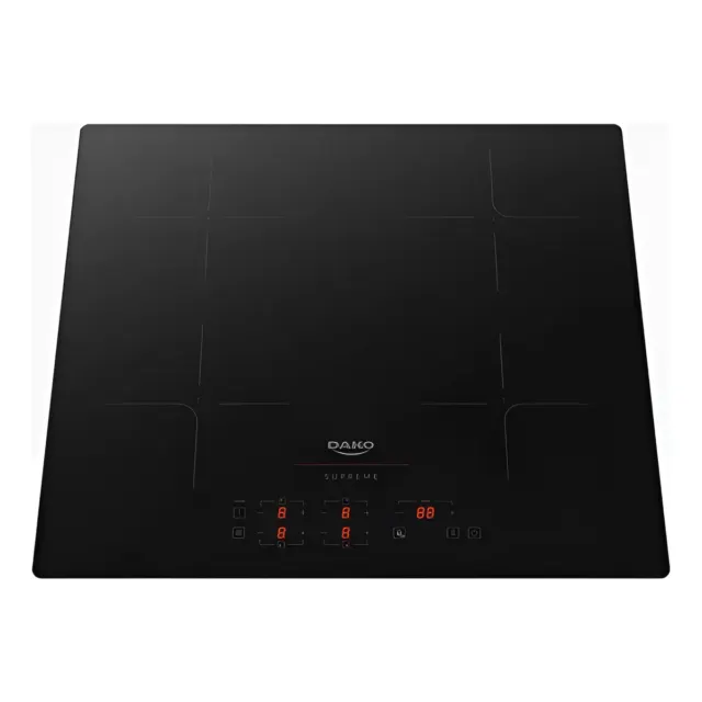 Cooktop De Indução 4 Zonas Dako Supreme 7200w Preto 220v