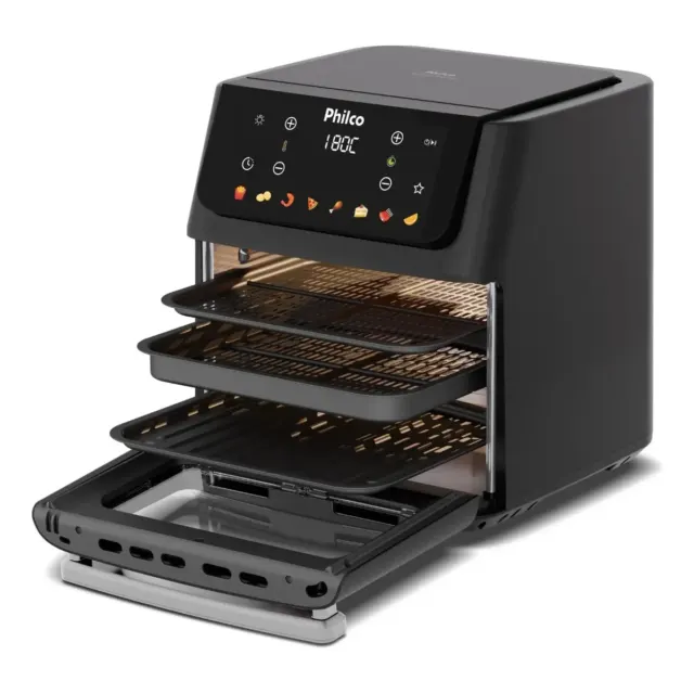 Fritadeira Air Fryer Philco 16 Litros Paf16c Preto