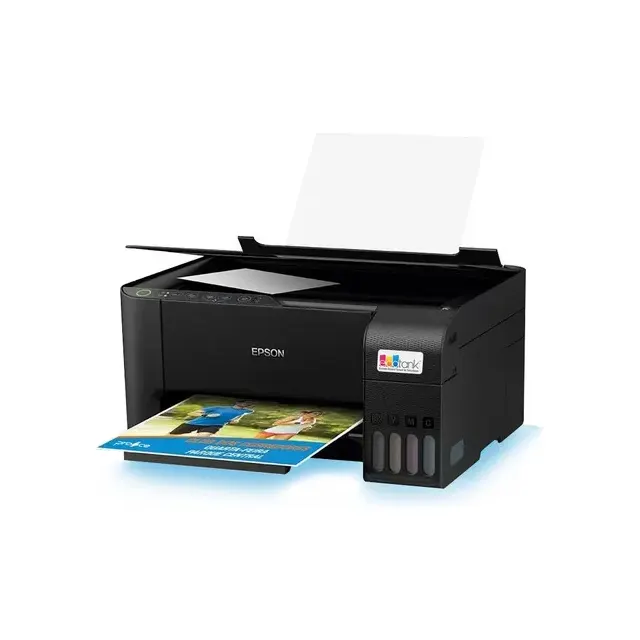 Impressora 3x1 Multifuncional Epson Ecotank L3250 Wifi Biv Cor Preto 100V/240V