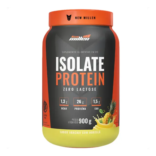 Isolate Protein Proteína Isolada 900g New Milen Zero Lactose