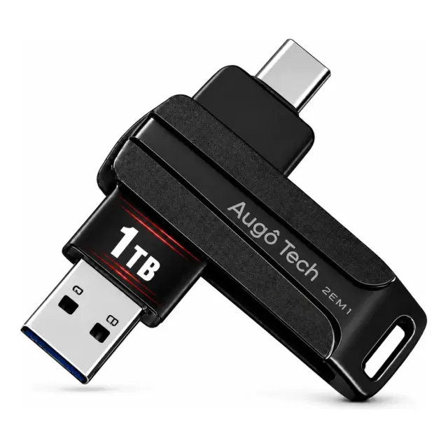 Pendrive 1tb 2 Em 1 Usb 3.0 Tipo-c