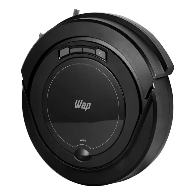 Robô aspirador Robot W90 varre aspira e passa pano 30w Wap cor preto