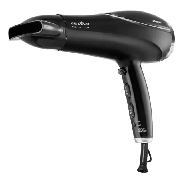 Secador de Cabelos Britânia Tourmaline Íons 2100W BSC2150 Bivolt