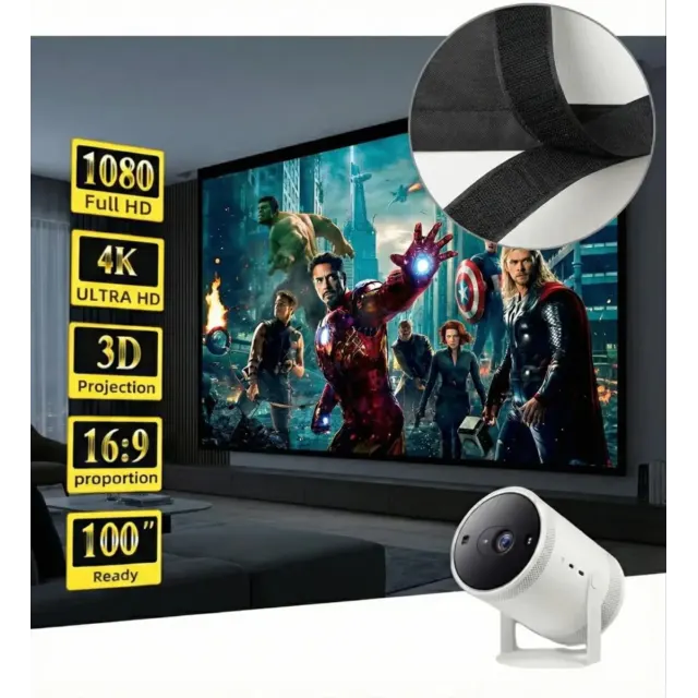 Tela Para Projetor 100 Polegadas Lagostini Branca Sem Bordas Dobrável Full Hd 4k Cinema Em Casa Datashow Projeção Interna Externa
