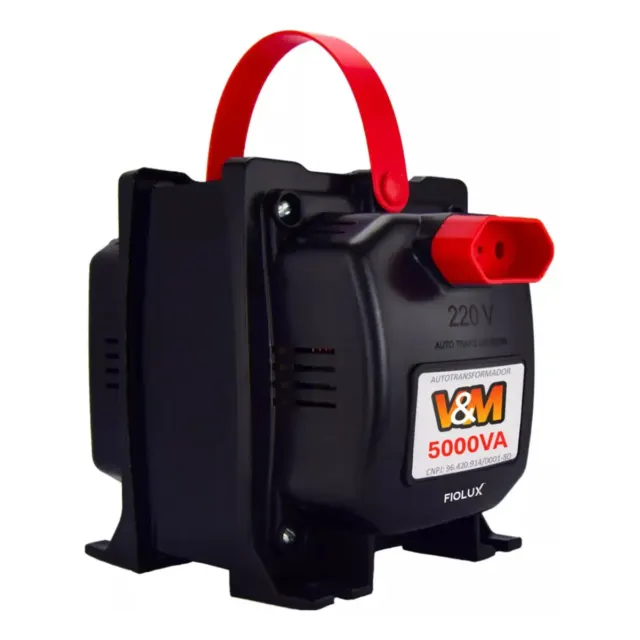 Transformador 5000va De 110 Para 220 E 220v Para 110v Bivolt 12000 Btus Conversor Voltagem 5kva Energia Ar Condicionado Impressoras Brother Microondas Máquina Costura Geladeira Lavar Roupas 127v 127